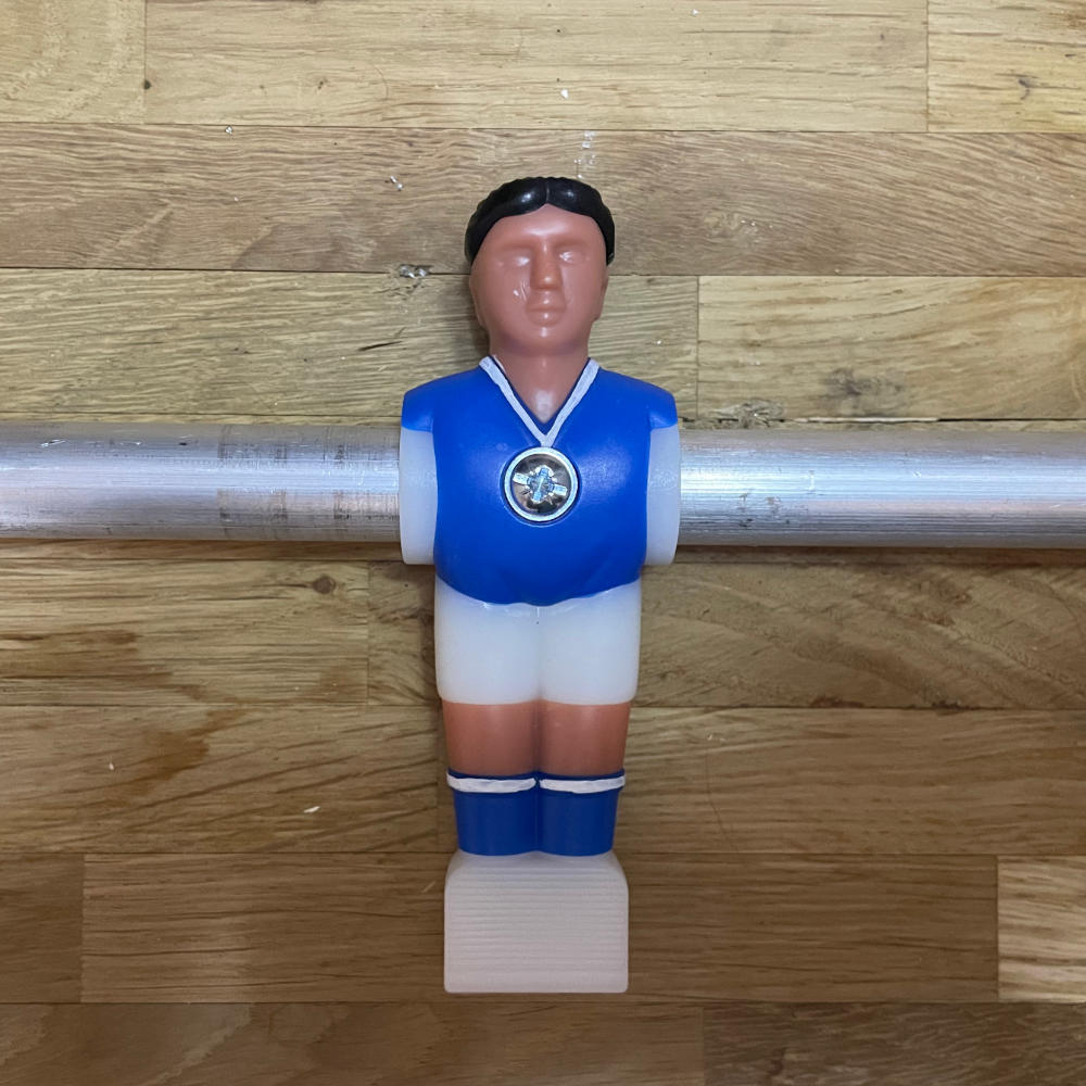 Table football player Blue & White